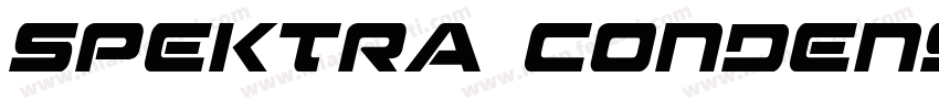 Spektra Condensed字体转换